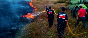 Jandarma, Anız Yangınlarına Karşı Vatandaşı Uyardı