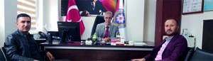 AK Parti ilçe Başkanı ve il Genel Meclis Üyesinden Emniyete Ziyaret 