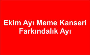 Ekim Ayı Meme Kanseri Farkındalık Ayı