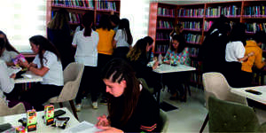 ilçemiz Halk Kütüphanesi ve Millet Kıraathanesi'ne Yoğun ilgi