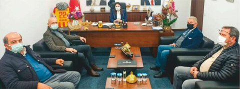 Ziraat Odaları Başkanlarından Başkan iba'ya Ziyaret