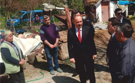 Mağdur Aileye Devlet Elini Uzattı