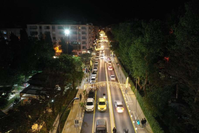 HASTANE CADDESİ IŞIKLANDIRILDI