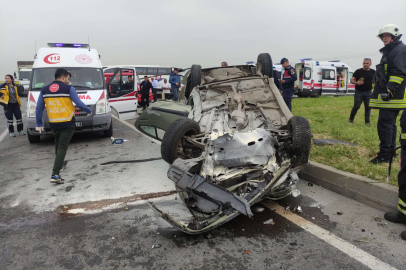 KIRKLARELİ'NDE FECİ KAZA