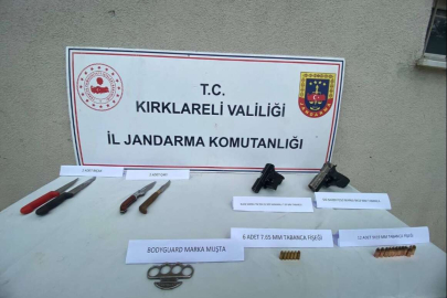 ARAÇTA 2 TABANCA ELE GEÇİRİLDİ