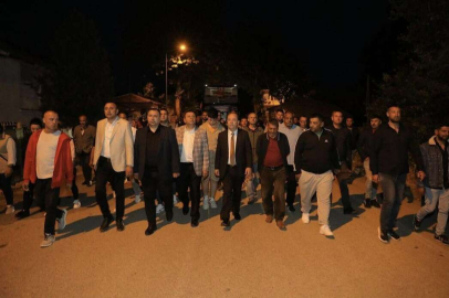 CHP KONVOYU KARAAĞAÇ’TA