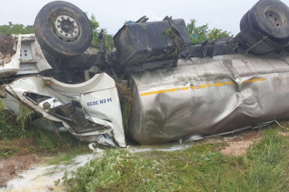 KIRKLARELİ'NDE FECİ KAZA