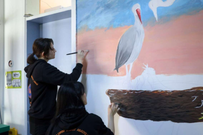 LEYLEKLERİ RESMETTİLER