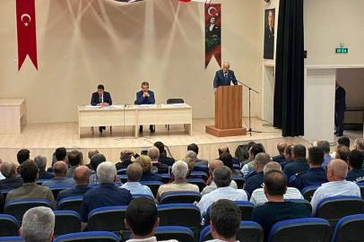 HALK VE MUHTARLAR TOPLANTISI YAPILDI