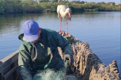 BALIKÇILARIN ORTAĞI OLDU