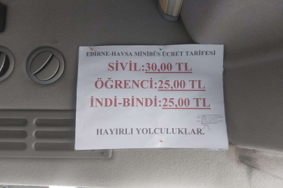 MİNİBÜS ÜCRETLERİNE ZAM