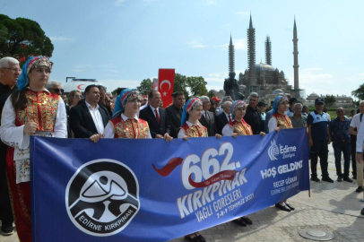 KIRKPINAR AĞASINA MUHTEŞEM KARŞILAMA