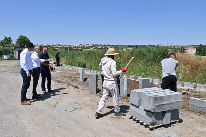 UZUNLAR YOL ÇALIŞMALARINI İNCELEDİ