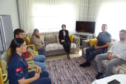 BÜYÜKKILIÇ ŞEHİT AİLESİNİ ZİYARET ETTİ