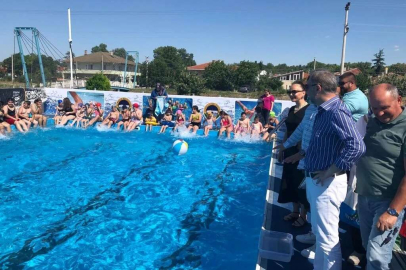 YÜZME KURSU AÇILDI