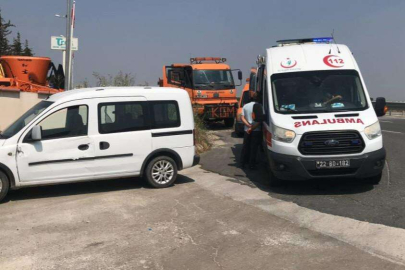 SICAKTAN FENALIK GEÇİREN SÜRÜCÜ TERS YÖNE GİRDİ