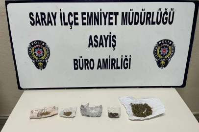 ŞÜPHE ÜZERİNE YAPILAN ARAMADA UYUŞTURUCU MADDE ELE GEÇİRİLDİ