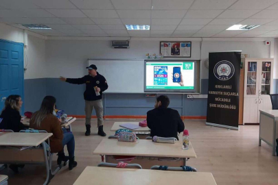 UYUŞTURUCU EĞİTİMİ VERİLDİ