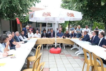 KOFÇAZ İLÇESİNDE HALK VE MUHTARLAR TOPLANTISI