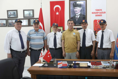 ÇETİN GAZİLERLE BİR ARAYA GELDİ