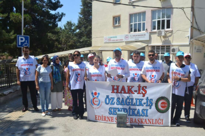 SAĞLIKÇILAR GERİYE DÖNÜK ALACAKLARINI İSTİYOR