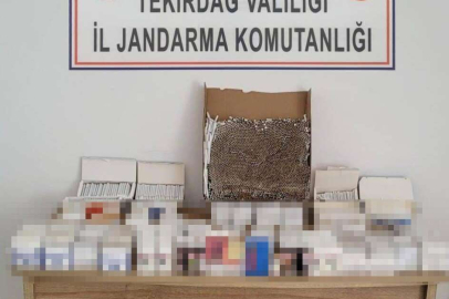 38 BİN LİRALIK KAÇAK SİGARA VE TÜTÜN ELE GEÇİRİLDİ
