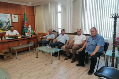 ÖCAL, MALKARA ZİRAAT ODASINI ZİYARET ETTİ