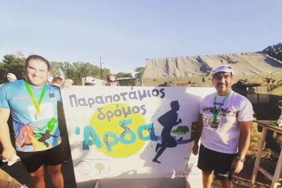 EDİRNE'LİLER ARDA KIYISINDA KOŞTU