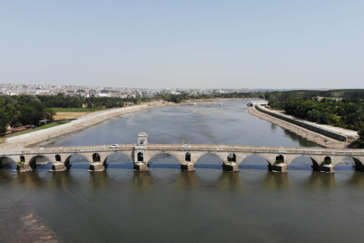 MERİÇ NEHRİ'NDE KURAKLIK ALARMI