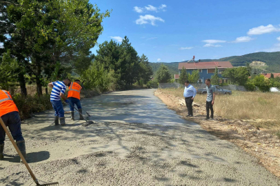 BETON YOL ÇALIŞMASI DEVAM EDİYOR
