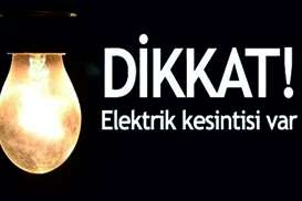 ELEKTRİK KESİNTİSİ