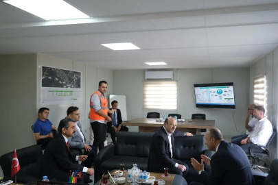 EKİCİ İNCELEMELERDE BULUNDU