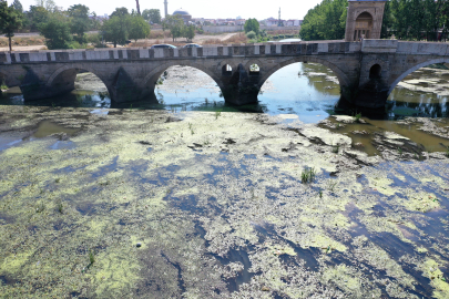 MERİÇ VE TUNCA NEHİRLERİNİN SU SEVİYESİ DÜŞTÜ