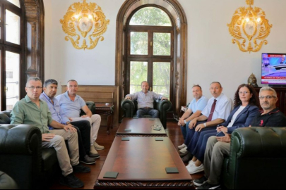 İNŞAATÇILARDAN GÜRKAN’A ZİYARET