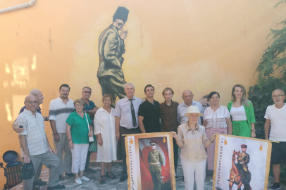 Çamlıbel, Büyük Taarruz’un yıl dönümü için çizdi: ATATÜRK’ÜN 4 METRELİK KOCATEPE RESMİ