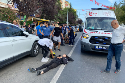 TRAFİK KAZASINDA 2 YARALI