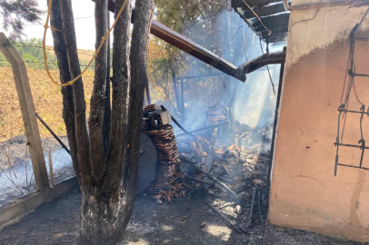 DEPODA ÇIKAN YANGIN SÖNDÜRÜLDÜ