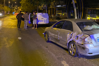 PARK HALİNDEKİ ARACA ÇARPTI