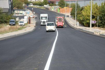 ALTYAPISI BİTEN YOLLARA ÇİZGİ ÇALIŞMASI