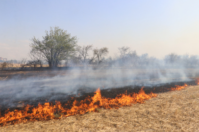 EDİRNE’DEKİ ANIZ YANGINI SÖNDÜRÜLDÜ