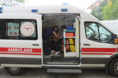 LÜLEBURGAZ'DA MOTOSİKLET KAZASI