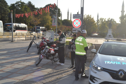 SARAÇLAR’DAKİ MOTORCULARA DENETİM ARTTI