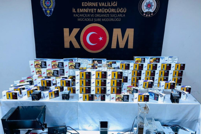 EDİRNE'DE KAÇAKÇILIK OPERASYONU