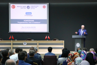 İŞLİYEN, TEKİRDAĞ'DA KONFERANS VERDİ