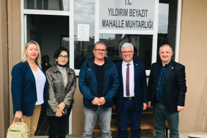 CHP’DEN MUHTAR ZİYARETLERİ