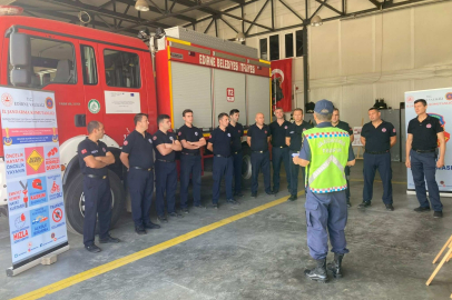 JANDARMADAN İTFAİYE PERSONELİNE EĞİTİM