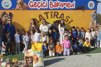ÖĞRENCİLER SOKAK HAYVANLARIYLA BİR ARAYA GELDİ
