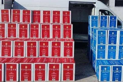 1 MİLYON 680 BİN MAKARON ELE GEÇİRİLDİ