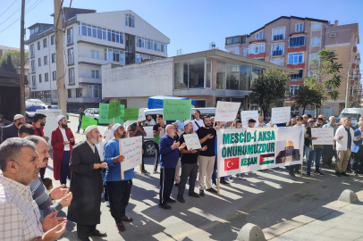 KEŞAN'DA GIYABİ CENAZE NAMAZI KILINDI