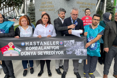 GAZZE’DEKİ VAHŞETİ PROTESTO ETTİLER